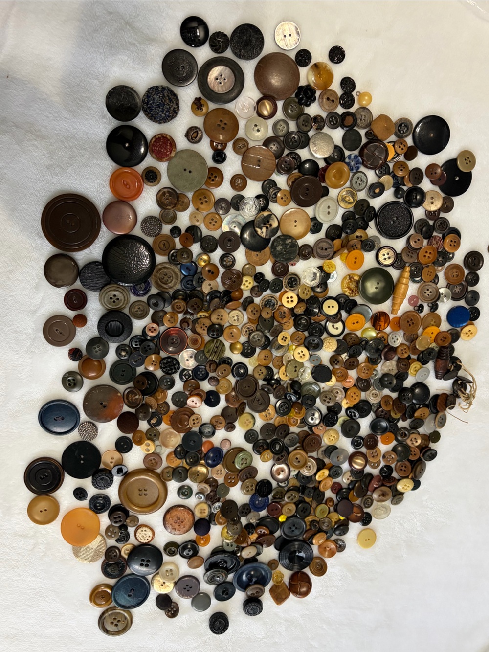 Lot Vintage Antique Buttons - Estate Old Vtg Collectible